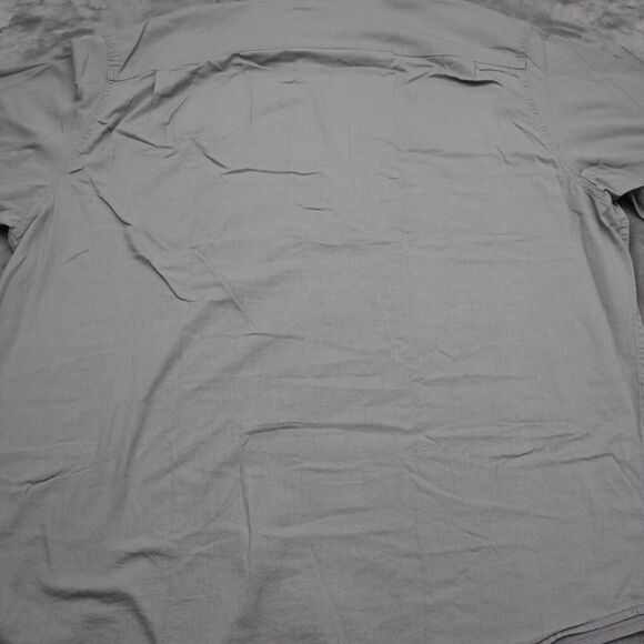 Wrangler Shirt Mens 2XL Gray Cowboy Western Workwear Hike Fish Dress Button Up - Picture 14 of 16